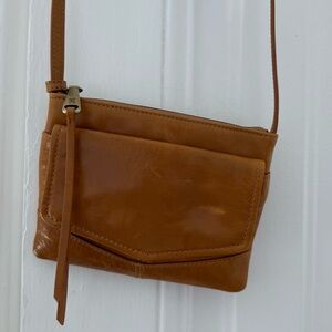 HOBO Tan Leather Crossbody Bag